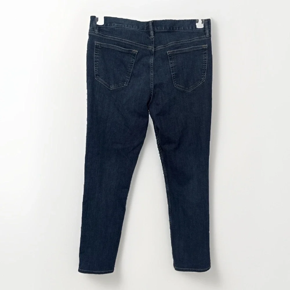 Banana Republic Mens Slim Fit Straight Jeans Stretch Denim 34 x 29 Blue Med Wash